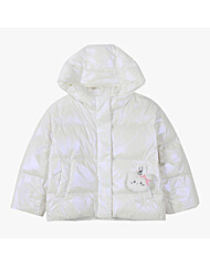  [로엠걸즈] 글로시 덕파이버 숏 푸퍼 패딩 RGJD25T1C