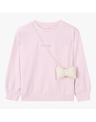 [로엠걸즈] 리본 가방 스웻셔츠 RGMA25W4C