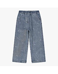 [로엠걸즈] 약기모 리본 와이드 데님 RGTJ25T10