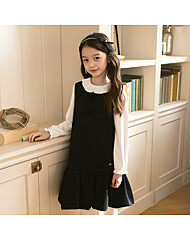 [로엠걸즈] 블랙 리본 벌룬 원피스 RGOW25W7P