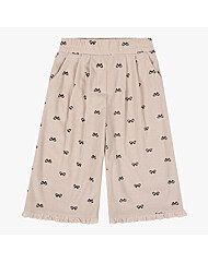 [로엠걸즈] 리본 코듀로이 와이드 팬츠 RGTC25T1P