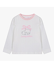 [로엠걸즈] 라운드넥 그래픽 티셔츠 RGLA2611C