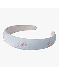 [로엠걸즈] 리본 자수 헤어밴드 RGHK26S3P