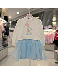 [로엠걸즈] 스웻셔츠 샤 원피스 RGOM2611P-BL