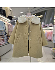 [로엠걸즈] 단정 퍼에리 코트 RGJC261Y2-옐로우