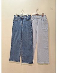 심플 와이드 데님TGTJ24102