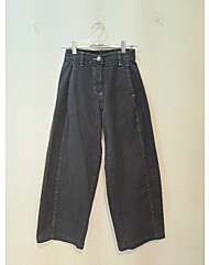 스티치 배색 배럴 레그 팬츠TGTA25W05