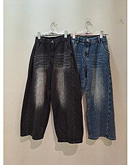 기모 싸이드 턱주름 힙해 데님TGTJ25N01