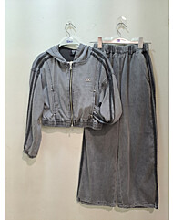 힙해 찰랑해 데님후드 셋트TGMS26S01