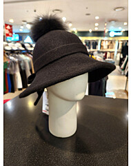 여성 모 혼방 방울장식 버킷햇     BGBWGC710    BK