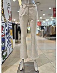 여성 베이직 기모 안감 세미 부츠컷     BGEWPT602    IV