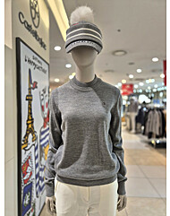 여성 모크넥(반목st.) 겨울니트 셔츠     BGEWSW601  BK