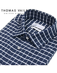 [THOMAS VAILEY] 토마스베일리 기모 체크 셔츠 네이비 230