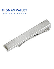 [THOMAS VAILEY] 토마스베일리 넥타이핀-티라인클립 실버 4.5cm