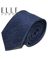 [ELLE HOMME] 엘르옴므 실크넥타이 - 폴스 네이비 7cm