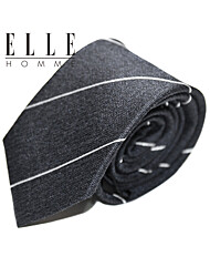 [ELLE HOMME] 엘르옴므 실크넥타이 - 펜슬 그레이 7cm