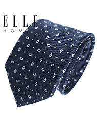 [ELLE HOMME] 엘르옴므 실크넥타이 - 샐몬 네이비 8cm