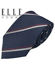 [ELLE HOMME] 엘르옴므 실크넥타이 - 멀티 네이비 7.5cm