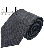 [ELLE HOMME] 엘르옴므 실크 넥타이 - 허쉬 그레이 8cm