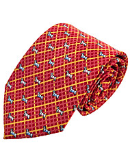 [ELLE HOMME] 엘르옴므 패션넥타이-오렌지독 레드 8.5cm