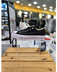 컨버스 척테일러 올스타 리프트 플랫폼 블랙 남여공용 로우탑 캔버스화 560250C