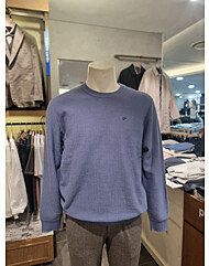 POKR1301솔리드조직물라운드니트