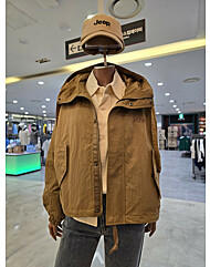 여성 전용 후드 야상 점퍼   JO3JPF257