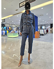 여전) 후다 포켓 데님 오버롤 수트  JN3OPF921