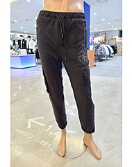 플리스 우븐 믹스 조거팬츠 바지 JO4PTU753-1