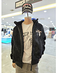 뽀글이 속퀼팅누빔 후드집업 점퍼  JP4JPU260