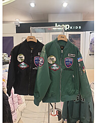 [지프키즌]KO1JPU201 와펜패치항공점퍼