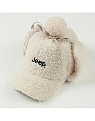 퍼방울 뽀글이 귀달이 캡모자 KO0GCU620 베이지 하늘