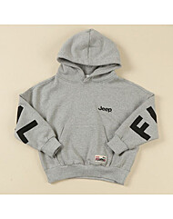 기모 키즈 EXPEDITION 후드티 KM1THU031 블랙 회색