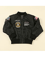 키즈 와펜 항공점퍼 KN3JPU281 블랙 카키