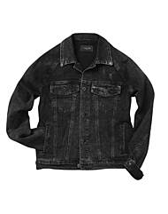 빈티지블랙 스판데님 레글런크롭자켓 m-acjk67bk