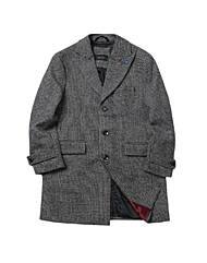 이태리직수입 싱글코트 2COLOR 하운드투스체크 울블랜드코트 f-acoat54
