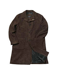 이태리직수입 소프트울블랜드 브라운롱코트 f-acoat53br