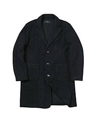 이태리직수입 차콜블랙 슬림핏 울블랜드니트코트 f-acoat56bk