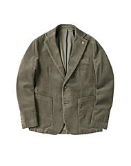 카키브라운 슬림핏 워시드코듀로이재킷 d-icjk58ka