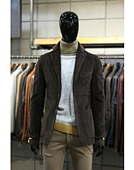 이태리직수입 워시드스판코튼 브라운코듀로이자켓 f-hcjk05br