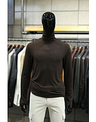 데일리캐주얼 브라운슬림핏 이너폴라티 d-itee63br