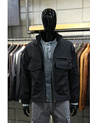 하이넥멀티포켓 어반스포츠점퍼블랙 m-icjp62bk