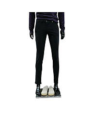 이태리직수입 블랙가먼트다잉 슬림스판빈티지면팬츠 f-icpt70bk