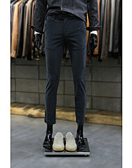 이태리직수입 레귤러슬림라인 차콜워시드코듀로이팬츠 f-gcpt58ch