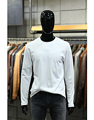 데일리캐주얼 4COLOR 소프트코튼 라운드넥긴팔티 d-qtee55