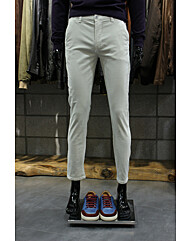 워시드라이트그레이 슬림스판 코듀로이팬츠 m-rcpt50lgr