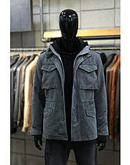 워시드빈티지 디테처블 후드필드자켓 m-gcjp69ch