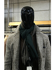 이태리직수입 2COLOR 알파카울모달혼방 배색머플러 f-gmuf53