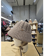 [캡텐]엘르  니트 꽈배기귀달이 벙거지(ELE6UGB011)