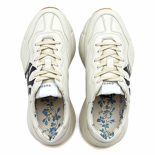 Buy Gucci Rhyton Leather Sneaker 'NY Yankees' - 548638 DRW00 9022 - White
